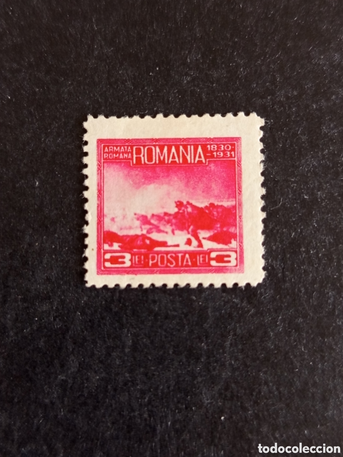 Sellos: Ruman&iacute;a, 1931. 50 Aniversario Ejercito Rumano. Yv. 415. Pedido m&iacute;nimo 3 &euro;. Ver fotos.