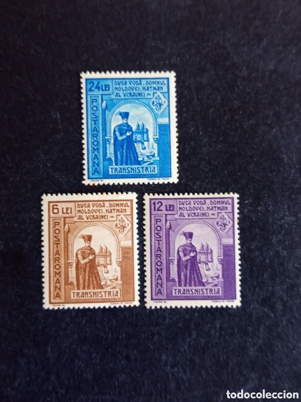 Francobolli: Ruman&iacute;a, 1941. Pr&iacute;ncipe Duca. Yv. 654/6. Serie completa. Pedido m&iacute;nimo 3 &euro;. Ver fotos.