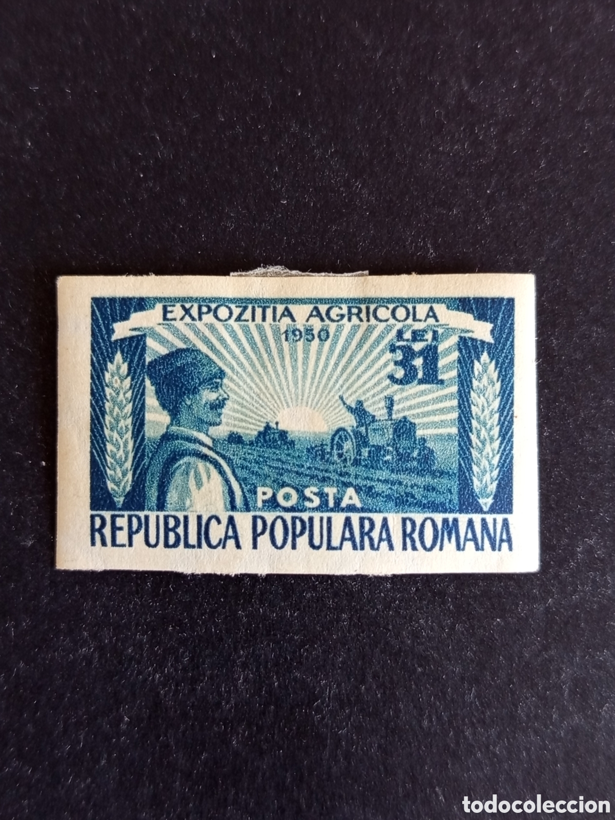 Sellos: Ruman&iacute;a, 1951. Agricultura. Yv. 1141. Sin dentar. Pedido m&iacute;nimo 3 &euro;. Ver fotos.