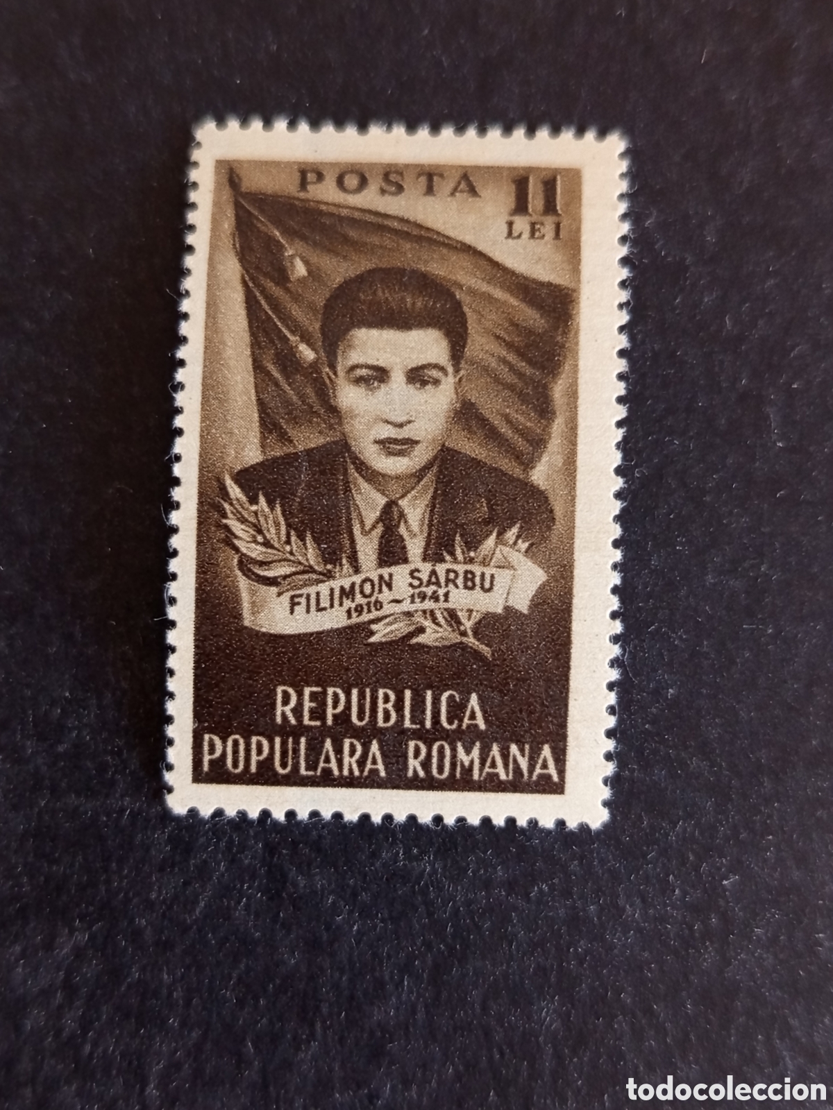 Sellos: Ruman&iacute;a, 1951. Filimon Sarbu. Yv. 1155. Serie completa. Pedido m&iacute;nimo 3 &euro;. Ver fotos.