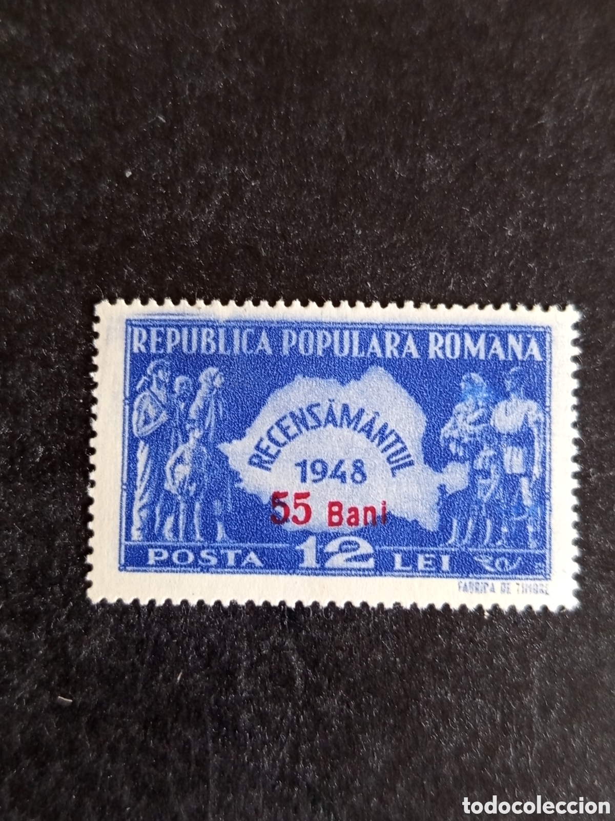 Sellos: Ruman&iacute;a, 1952. Censo Nacional. Yv. 1238. Sobrecargado. Serie completa. Pedido m&iacute;nimo 3 &euro;. Ver fotos.
