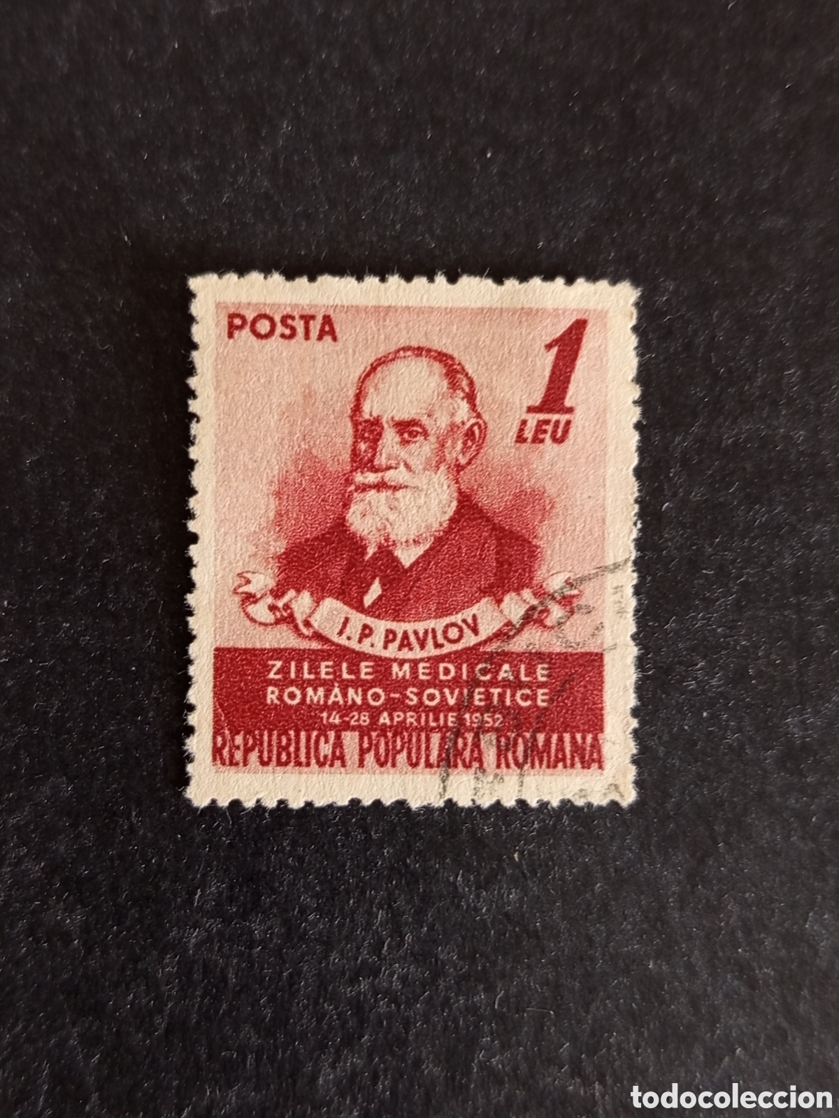 Sellos: Ruman&iacute;a, 1952. Iv&aacute;n P. Pavov. Yv. 1257. Serie completa. Pedido m&iacute;nimo 3 &euro;. Ver fotos.