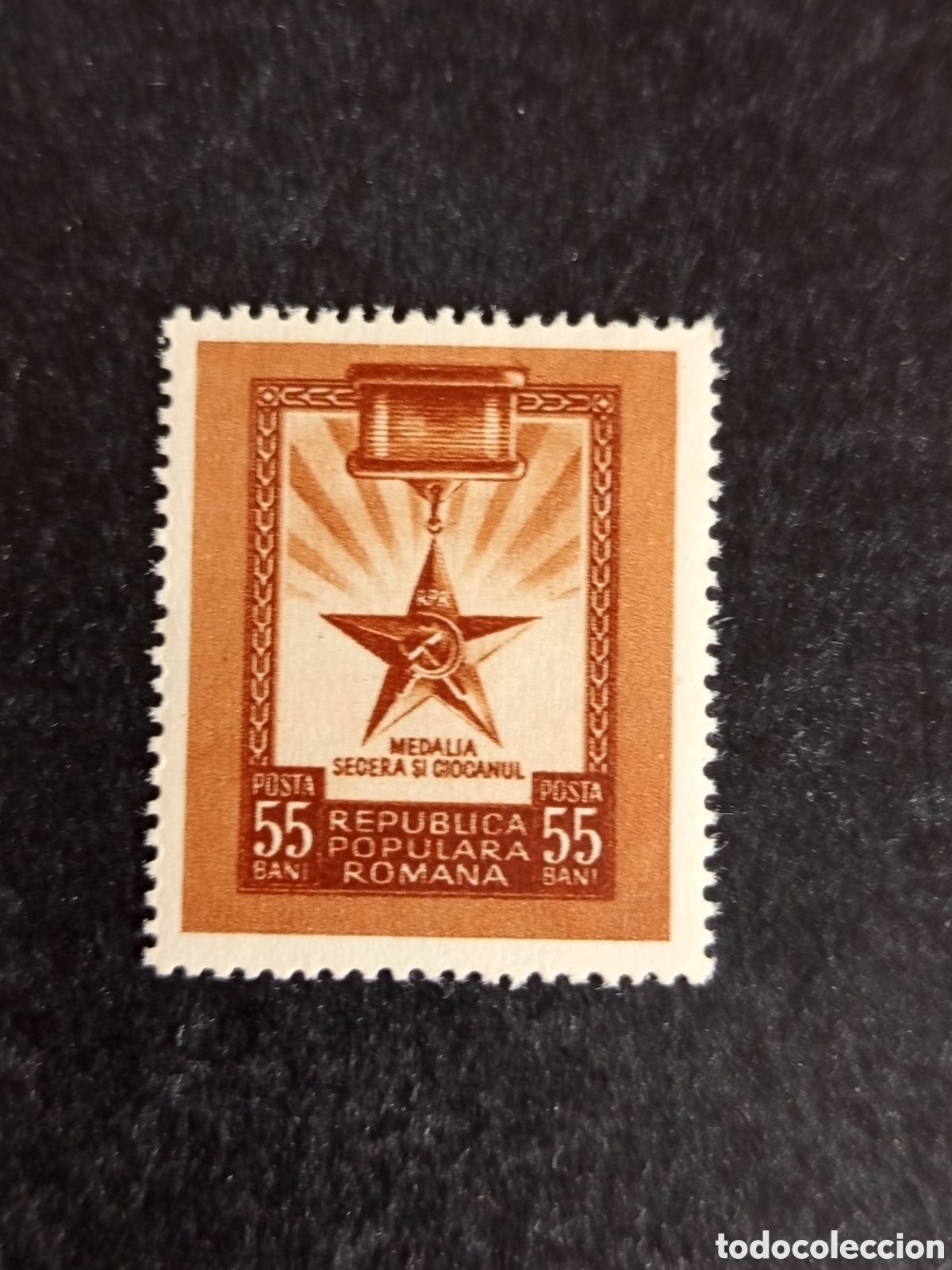 Sellos: Ruman&iacute;a, 1952. D&iacute;a del Trabajo. Yv. 1261. Serie completa. Pedido m&iacute;nimo 3 &euro;. Ver fotos.