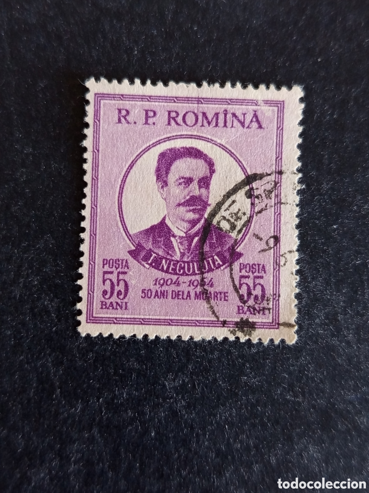 Sellos: Ruman&iacute;a, 1954. D.T. Necultuta. Yv 1364. Serie completa. Pedido m&iacute;nimo 3 &euro;. Ver fotos.