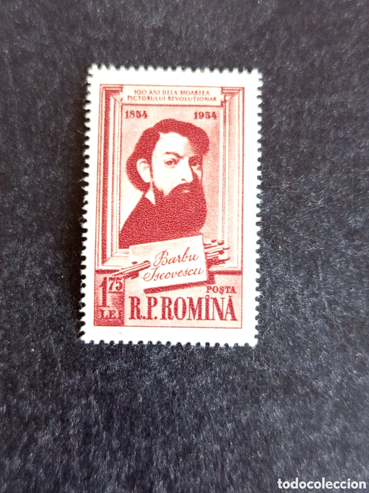 Sellos: Ruman&iacute;a, 1954. Barbu Iscovescu, pintor. Yv 1366. Serie completa. Pedido m&iacute;nimo 3 &euro;. Ver fotos.