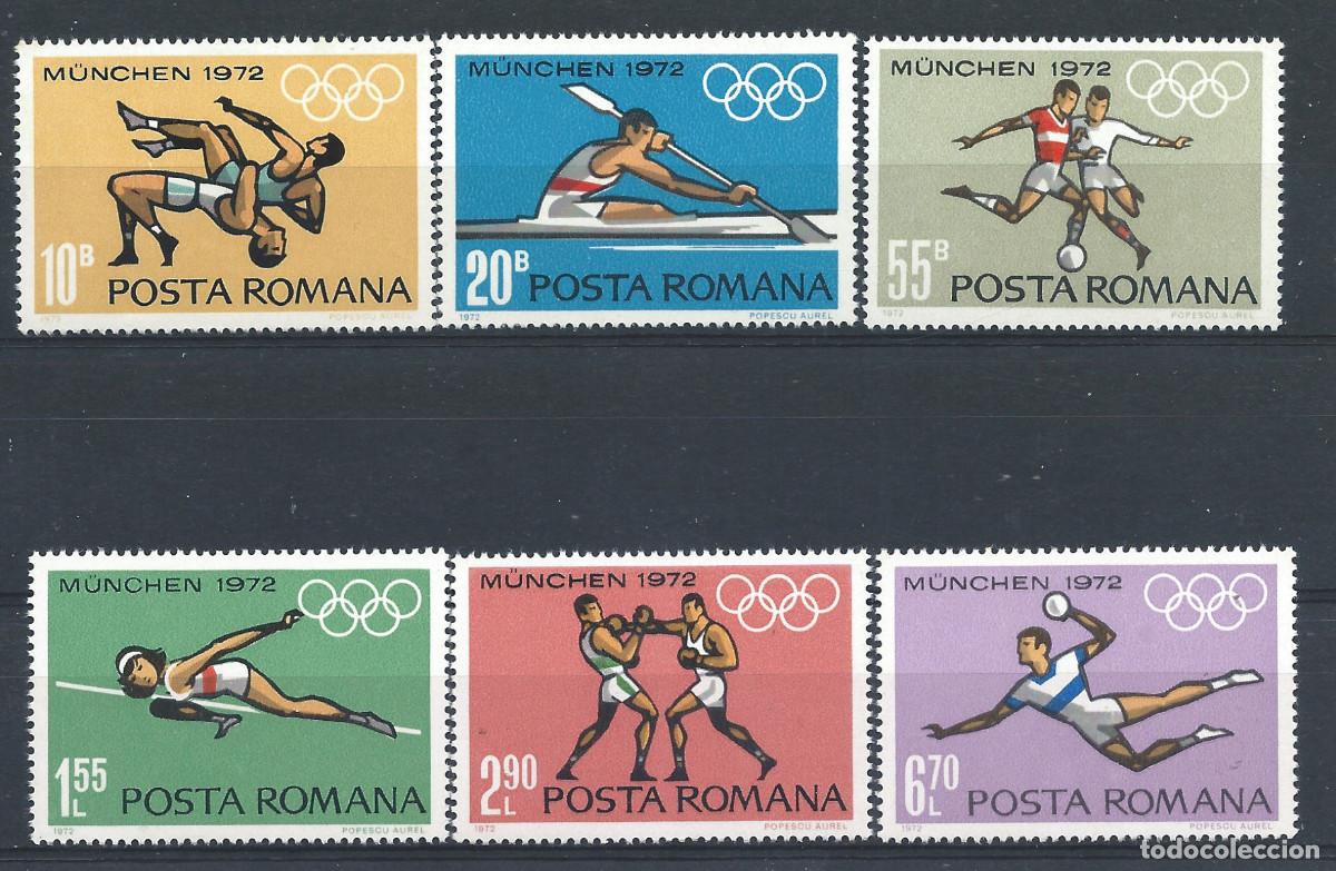 Sellos: Roumanie N&deg;2688/93** (MNH) 1972 - J.O de Munich