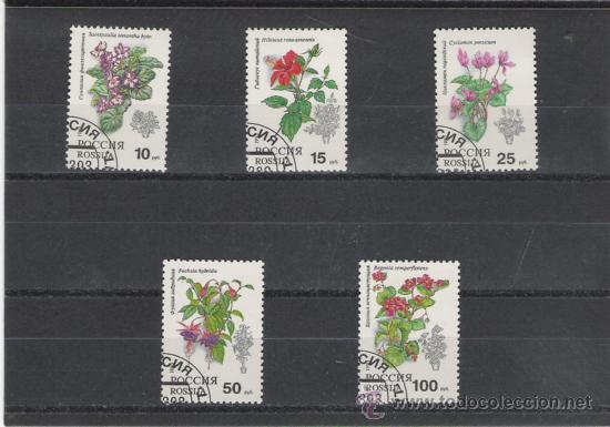 Sellos: RUSIA SERIE DE FLORA - Foto 1