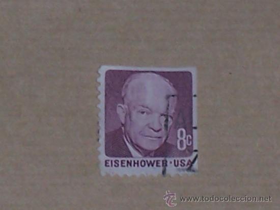 Briefmarken: SELLO DE USA CON FIJASELLOS , EISENHOWER