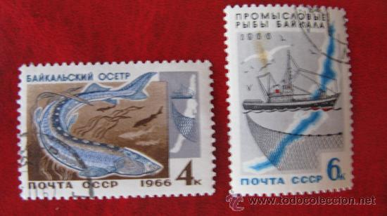 Sellos: 1966 rusia, pesca del lago baikal - Foto 1