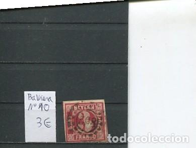 Sellos: SELLOS ANTIGUOS CLASICOS ALEMANIA ESTADOS ALEMANES BAVIERA BAYERN NUMERO 10