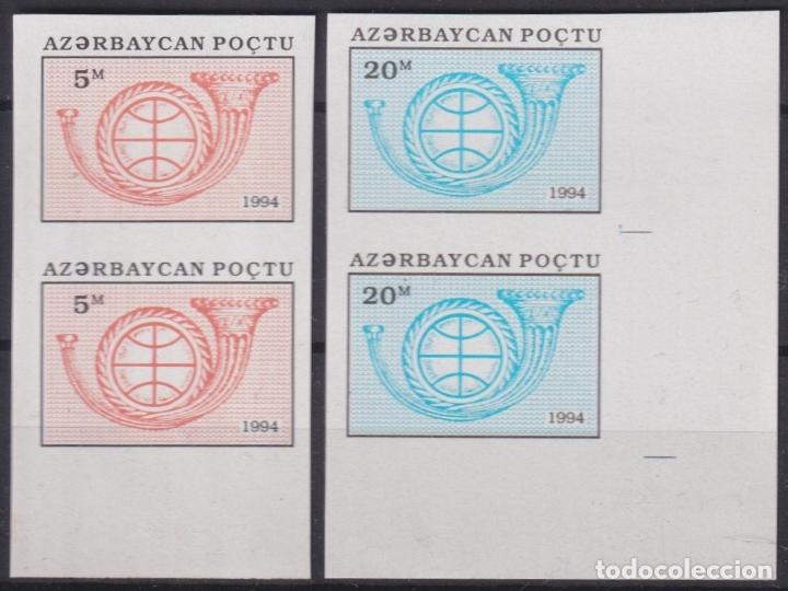 Selos: &rdquo;F-EX17051 AZERBAIJAN AZERBAIAN RUSSIA MNH 1994 IMPERF PROOF PAIR PERMANTES&rdquo;