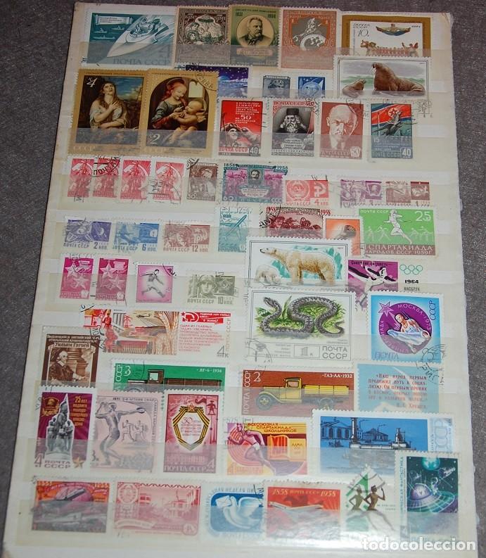 Stamps: LOTE DE 53 SELLOS DE LA ANTIGUA RUSIA CCCP A&Ntilde;OS 50/60/70