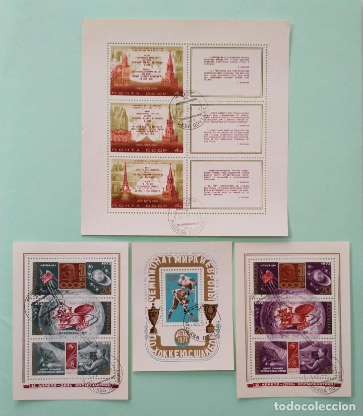 Sellos: URSS, MINI HOJAS, A&Ntilde;O 1973 - Foto 1