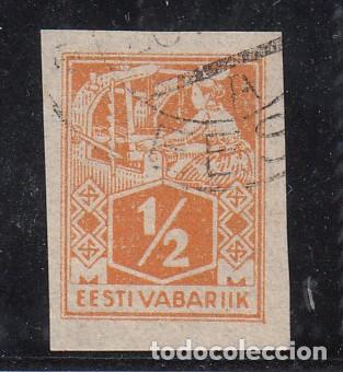 Sellos: estonia .49b usada, - Foto 1