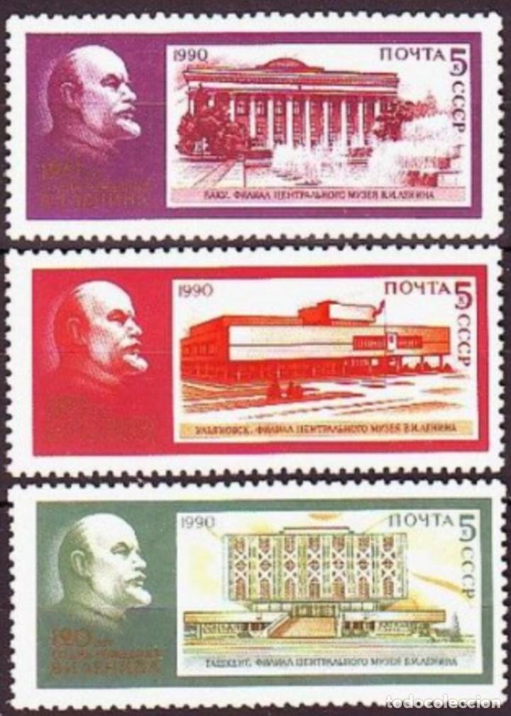 Timbres: &iexcl;&iexcl;OCASI&Oacute;N!! RUSIA URSS 1990 RESTO COLECCI&Oacute;N MNH** 120 aniversario del nacimiento de VILenin. 5737-5