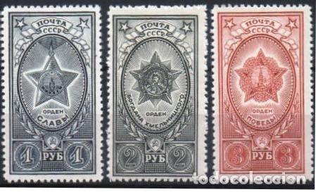 Timbres: &iexcl;&iexcl;OCASI&Oacute;N!! RUSIA URSS 1945 RESTO COLECCI&Oacute;N MNH &Oacute;rdenes de la URSS
