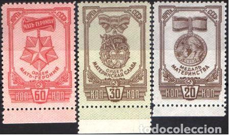 Timbres: &iexcl;&iexcl;OCASI&Oacute;N!! RUSIA URSS 1945 RESTO COLECCI&Oacute;N MNH &Oacute;rdenes y medallas de la U.R.S.S