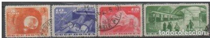 Sellos: &iexcl;&iexcl;OCASI&Oacute;N!! RUSIA URSS 1935 RESTO COLECCI&Oacute;N USADOS Metro de Mosc&uacute;.