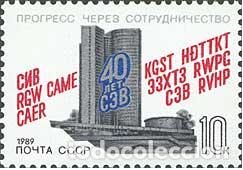 Timbres: &iexcl;&iexcl;OCASI&Oacute;N!! RUSIA URSS 1989 RESTO COLECCI&Oacute;N MNH** 40 Aniversario del Consejo de Ayuda Econ&oacute;mica Mutu