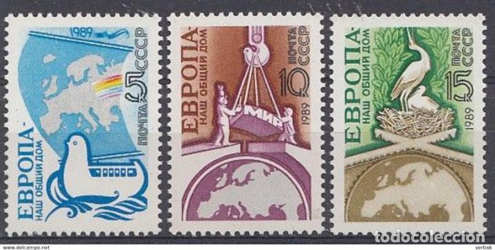 Timbres: &iexcl;&iexcl;OCASI&Oacute;N!! RUSIA URSS 1989 RESTO COLECCI&Oacute;N MNH** Europa - Nuestra Casa Com&uacute;n. 5955-5957