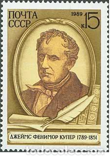 Timbres: &iexcl;&iexcl;OCASI&Oacute;N!! RUSIA URSS 1989 RESTO COLECCI&Oacute;N MNH** Bicentenario del nacimiento de James Fenimore Coop