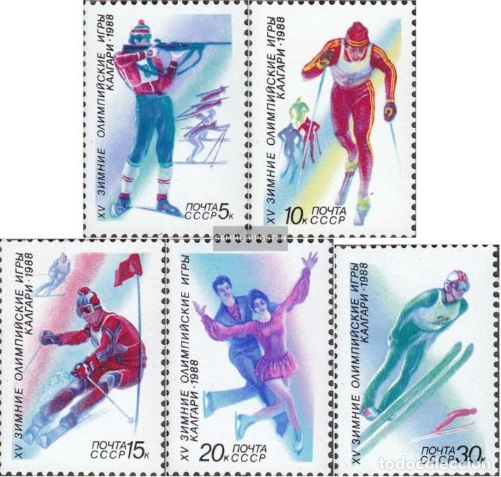 Sellos: &iexcl;&iexcl;OCASI&Oacute;N!! RUSIA URSS 1988 RESTO COLECCI&Oacute;N MNH** XV Juegos Ol&iacute;mpicos de Invierno en Calgary. 5788-5