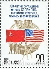 Sellos: &iexcl;&iexcl;OCASI&Oacute;N!! RUSIA URSS 1988 RESTO COLECCI&Oacute;N MNH** 30 Aniversario del Acuerdo con EE.UU. 5796