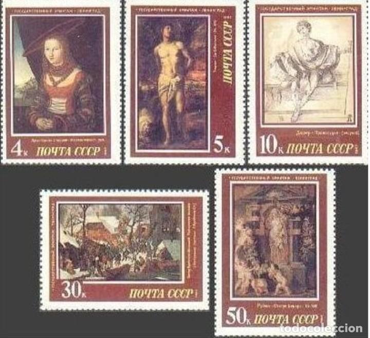 Timbres: &iexcl;&iexcl;OCASI&Oacute;N!! RUSIA URSS 1987 RESTO COLECCI&Oacute;N MNH** Arte Europeo en el Museo del Hermitage. 5717-5721
