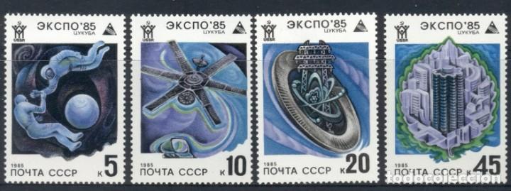 Sellos: &iexcl;&iexcl;OCASI&Oacute;N!! RUSIA URSS 1985 RESTO COLECCI&Oacute;N MNH** Feria Mundial &rdquo;Expo-85&rdquo; en Jap&oacute;n. 5482-5485