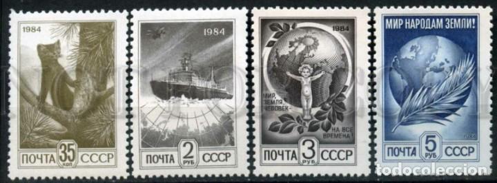 Timbres: &iexcl;&iexcl;OCASI&Oacute;N!! RUSIA URSS 1984 RESTO COLECCI&Oacute;N MNH**12&ordf; Edici&oacute;n Definitiva. 5427Aw-5430Aw
