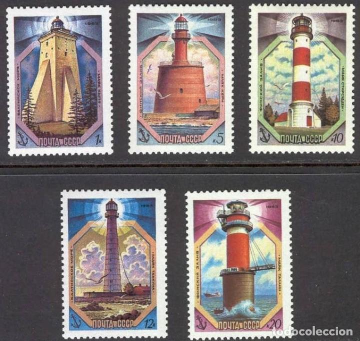 Sellos: &iexcl;&iexcl;OCASI&Oacute;N!! RUSIA URSS 1983 RESTO COLECCI&Oacute;N MNH**Faros del Mar B&aacute;ltico. 5309-5313
