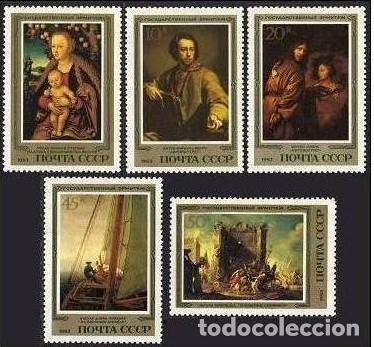 Sellos: &iexcl;&iexcl;OCASI&Oacute;N!! RUSIA URSS 1983 RESTO COLECCI&Oacute;N MNH**Pinturas alemanas en el Museo del Hermitage. 5329-5