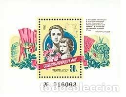 Briefmarken: &iexcl;&iexcl;OCASI&Oacute;N!! RUSIA URSS 1983 RESTO COLECCI&Oacute;N MNH**Salvemos la Naturaleza y la Paz. bloque169