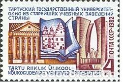 Sellos: &iexcl;&iexcl;OCASI&Oacute;N!! RUSIA URSS 1982 RESTO COLECCI&Oacute;N MNH**350 Aniversario de la Universidad Estatal de Tartu.