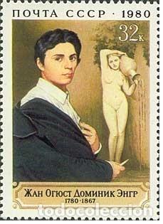 Sellos: &iexcl;&iexcl;OCASI&Oacute;N!! RUSIA URSS 1980 RESTO COLECCI&Oacute;N MNH**Bicentenario del nacimiento de J.Ingres. 4987