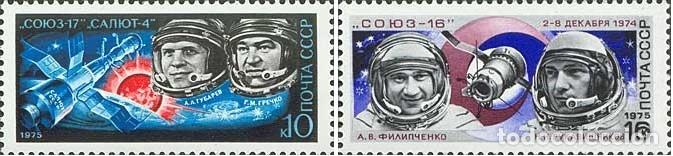 Selos: &iexcl;&iexcl;OCASI&Oacute;N!! RUSIA URSS 1975 RESTO COLECCI&Oacute;N MNH** Vuelos espaciales de &rdquo;Soyuz-16&rdquo; y &rdquo;Soyuz-17&rdquo;. 4343