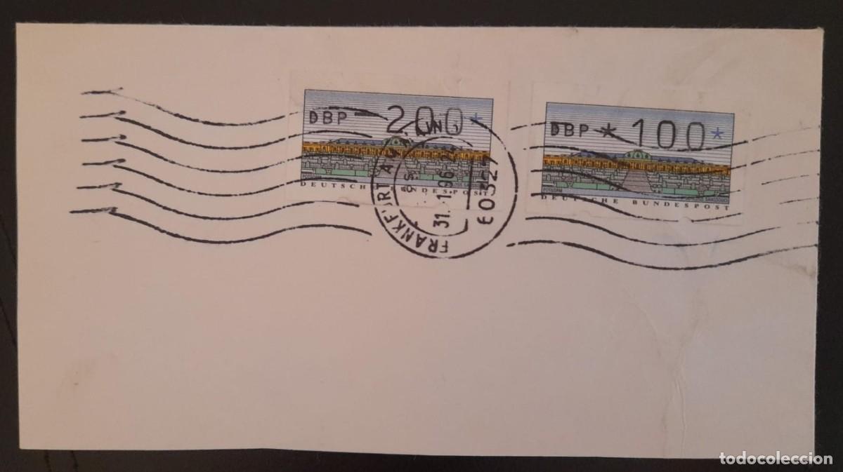 Sellos: SD)RUSSIA, ATM, PRINTED IN GERMANY, SANSSOUCI CASTLE, BDP