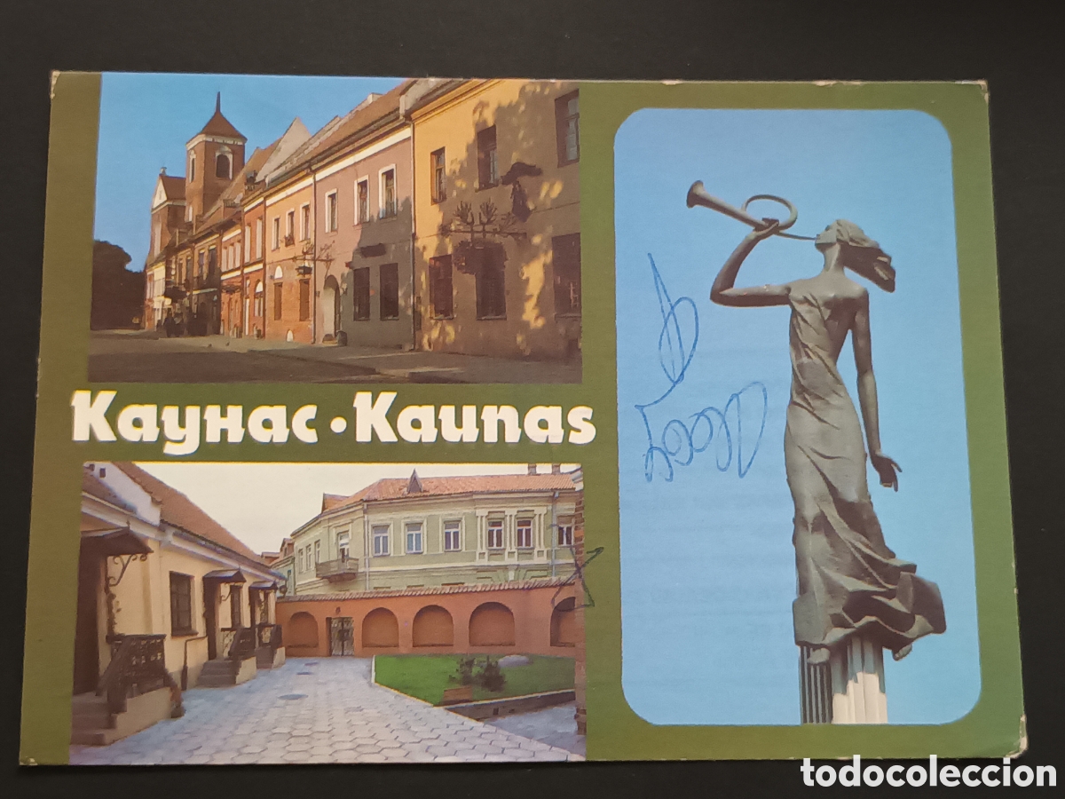 Sellos: POSTAL DE LA URSS FRANQUEADA Y DEVUELTA A SU PROCEDENCIA. - Foto 2