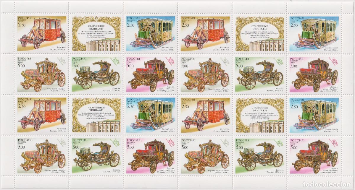 Sellos: Rusia 2002 Transporte MNH - Foto 1