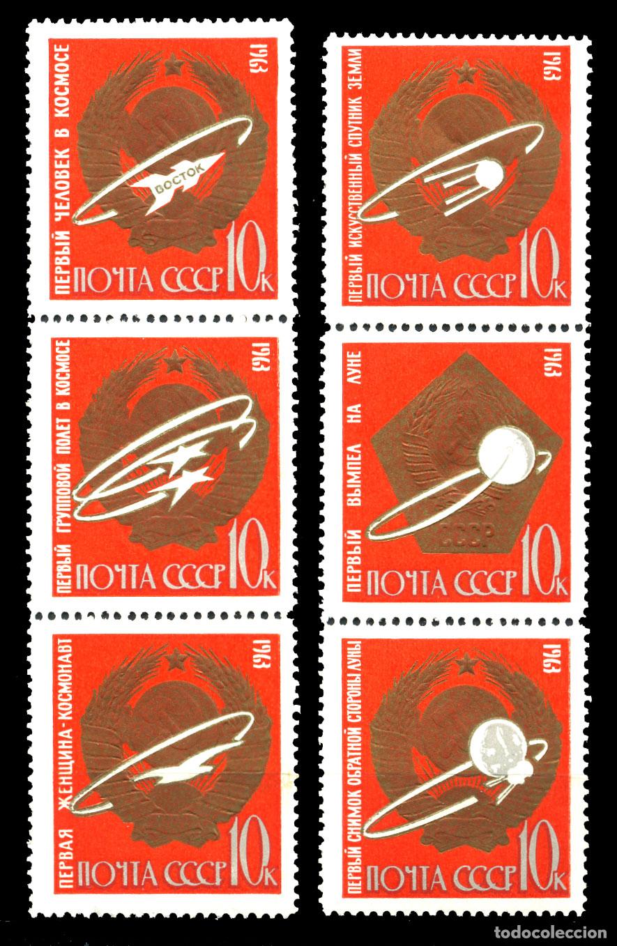 Sellos: URSS 1963 primero en el espacio Espacio MNH - Foto 1