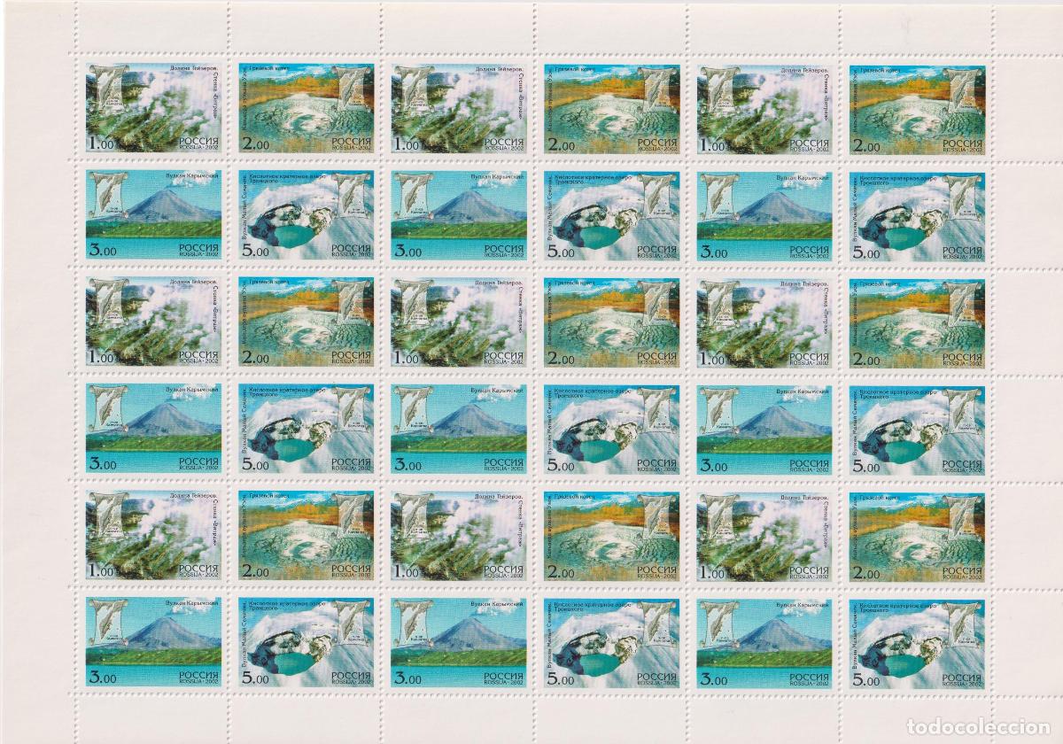 Sellos: Rusia 2002 Monta&ntilde;as MNH - Foto 1