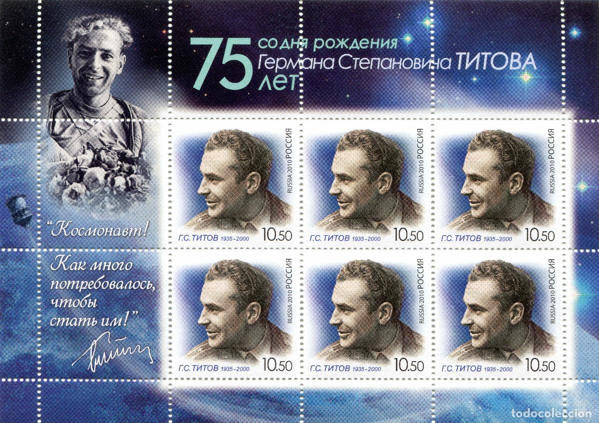 Sellos: Rusia 2010 Espacio MNH - Foto 1