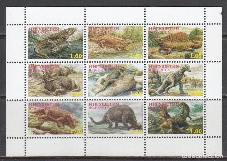 Timbres: INGUSHETIA 1999 SHEET MNH DINOSAURS DINOSAURIOS DINOSAURES DINOSAURIERN DINOSSAUROS DINOSAURI DINOS