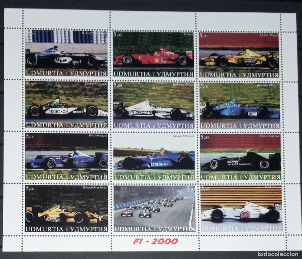 Selos: UDMURTIA 2000 SHEET MNH FORMULA 1 FORMULE 1 F1 DEPORTES SPORTS