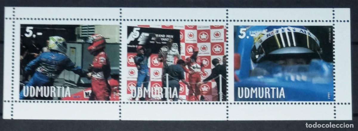 Selos: UDMURTIA 1999 SHEET MNH PILOTOS DRIVERS FORMULA 1 FORMULE 1 F1 DEPORTES SPORTS