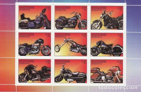 Selos: MORDOVIA 1999 SHEET MNH MOTORCYCLES MOTOS MOTOCICLETAS MOTORRADER MOTOCYCLETTES MOTOCICLETTE