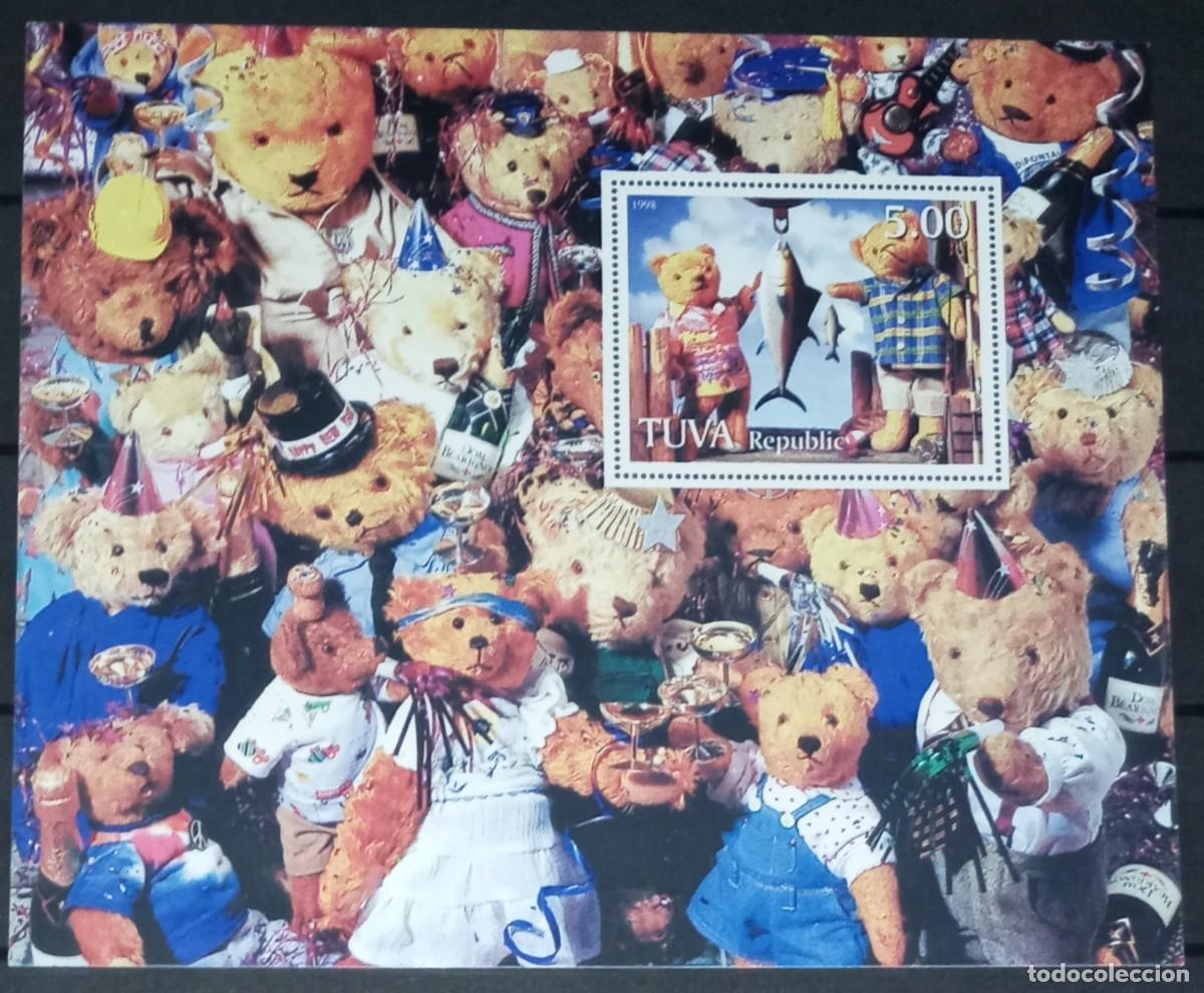 Sellos: TUVA TOUVA 1998 SHEET MNH TEDDY BEARS OSOS DE PELUCHE TEDDYBAREN ORSI DI PELUCHE NOUNOURS