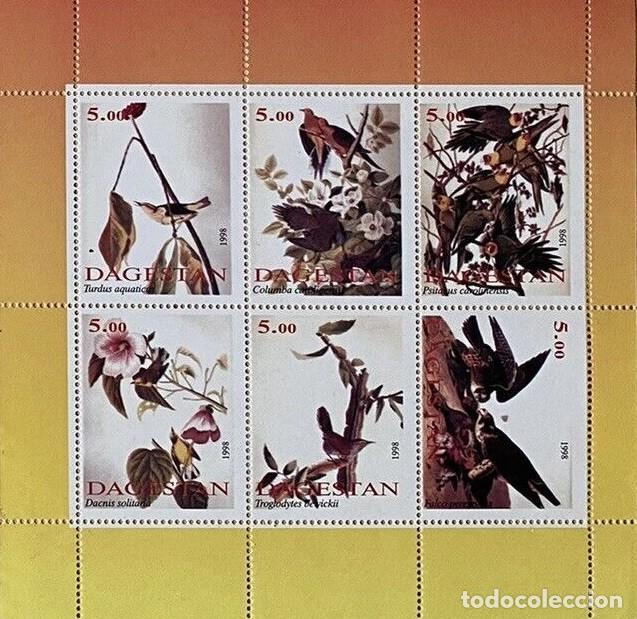 Briefmarken: DAGESTAN 1998 SHEET MNH FAUNA AVES BIRDS PAJAROS OISEAUX UCCELLI PASSAROS VOGELS
