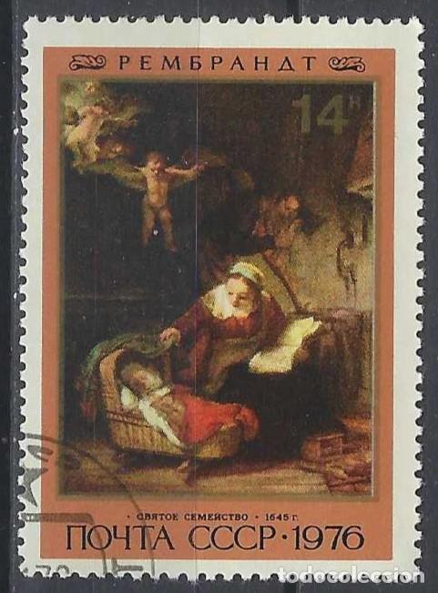 Sellos: UNI&Oacute;N SOVI&Eacute;TICA 1976 - PINTURAS DE REMBRANDT - USADO