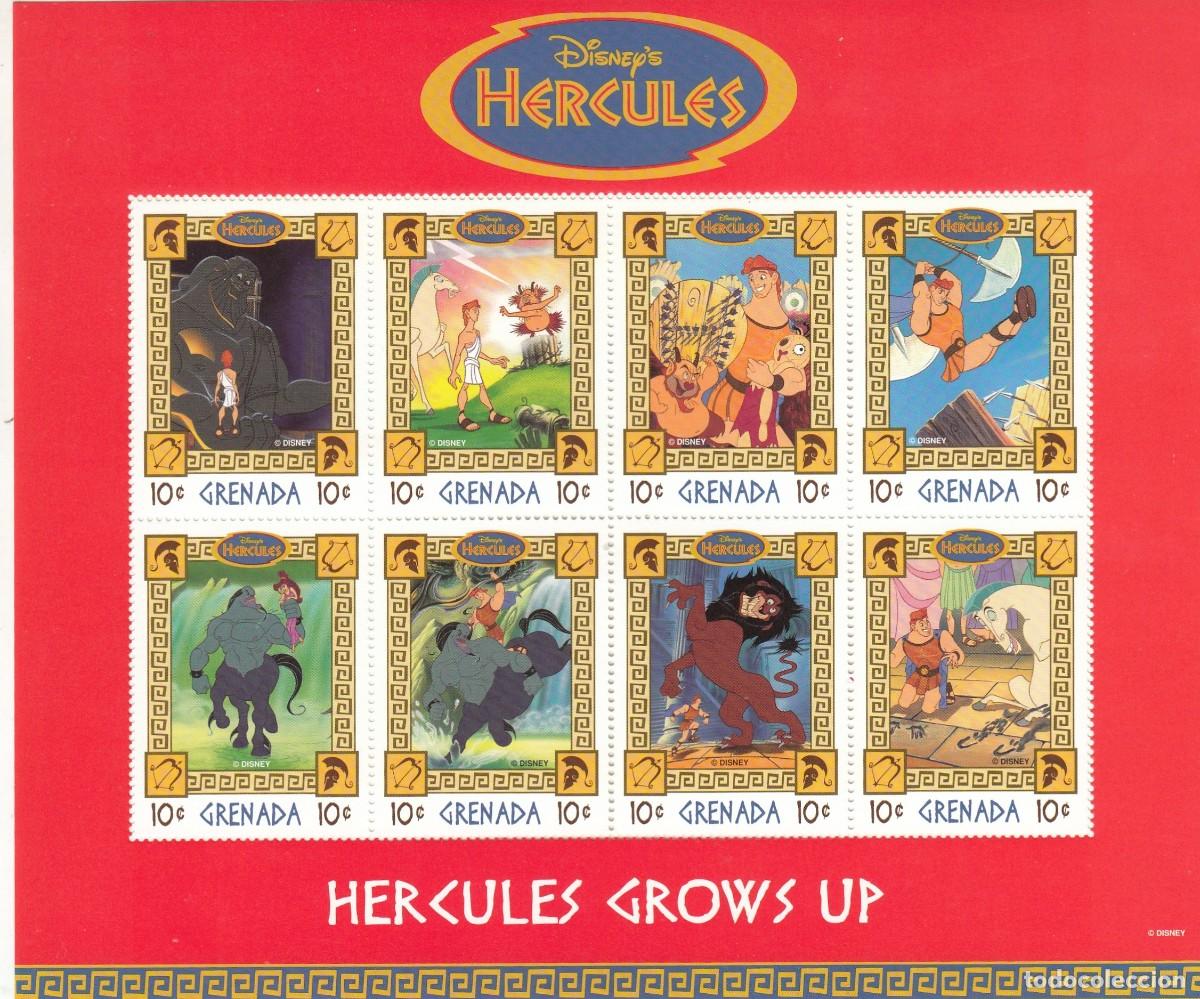 Sellos: HB764B -GRANADA 1998 Yvert MP 3223/3230 ** NUEVO SIN FIJASELLOS - Disney - H&eacute;rcules